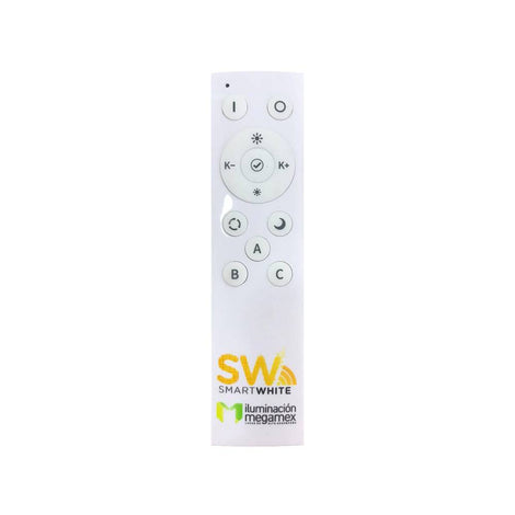 CONTROL REMOTO RADIO FRECUENCIA SMART WHITE P/ EMPOTRADO 12W SWRC2 MEGAMEX - 6 PACK
